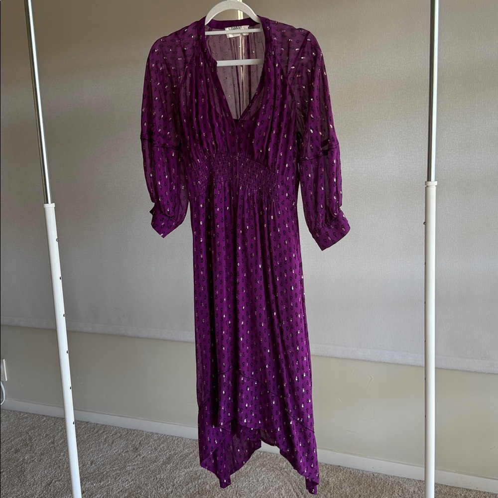 ba&sh Purple High Low Dress